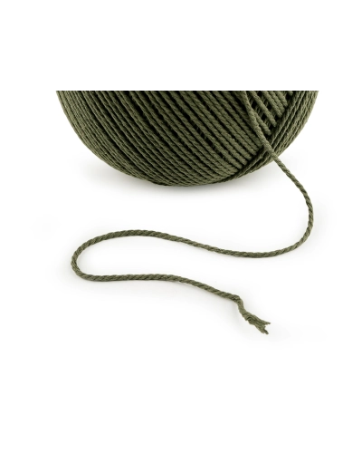 Bavlnená priadza macrame Ø2 mm rozčesávacia - 1 ks | Mimib