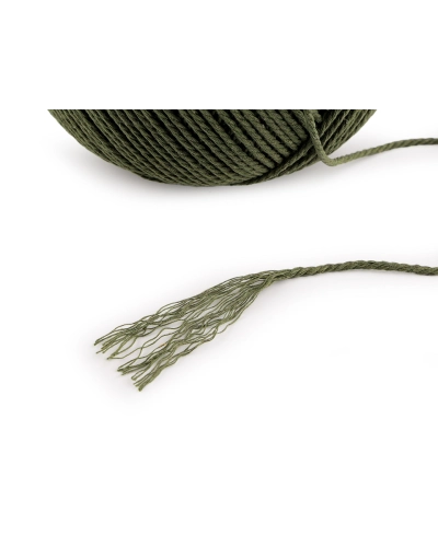 Bavlnená priadza macrame Ø2 mm rozčesávacia - 1 ks | Mimib