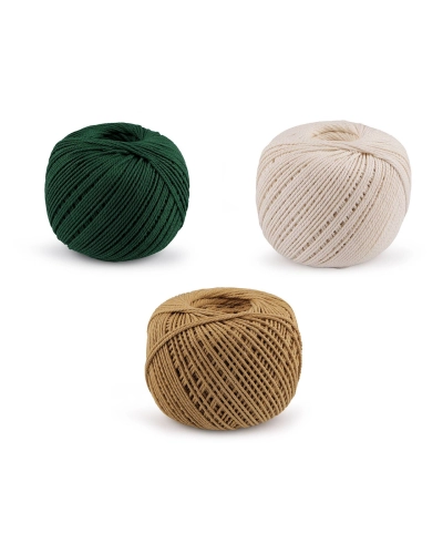 Bavlnená priadza macrame Ø2 mm rozčesávacia - 1 ks | Mimib