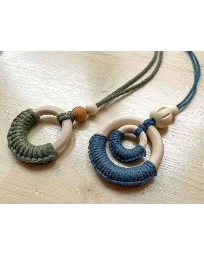 Bavlnená pletacia priadza macrame Naty Ø3 mm rozčesávacia - 1 ks | Mimib