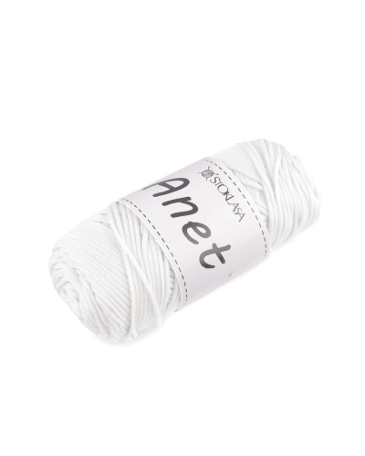 Pletacia a háčkovacia priadza Anet macrame Ø2 mm 90 g - 1 ks | Mimib