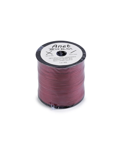 Pletacia a háčkovacia priadza Anet macrame Ø2 mm 90 g - 1 ks | Mimib