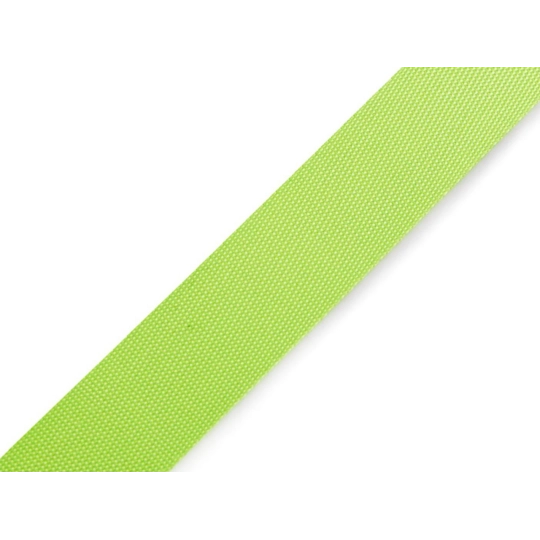 Hladký obojstranný popruh s leskom šírka 25 mm - 1 m | Mimib