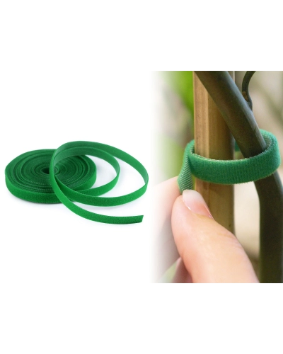 Suchý zips šírka 10 mm obojstranný pre domácnosť a záhradu - 5 m | Mimib