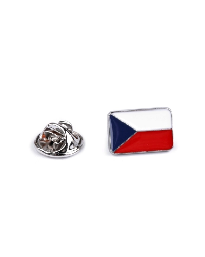 Brošňa / odznak mini vlajka Česká republika - 1 ks | Mimib