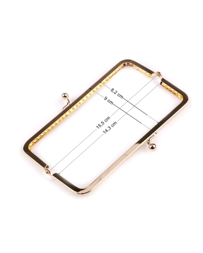 Rámček na výrobu kabelky našívací 15,5x9 cm - 1 ks | Mimib