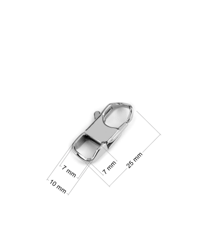 Karabínka z nerezovej ocele 12x25 mm - 1 ks | Mimib