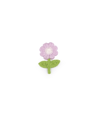 Vyšívaný kvet 2,4x3,7 cm - 10 ks | Mimib