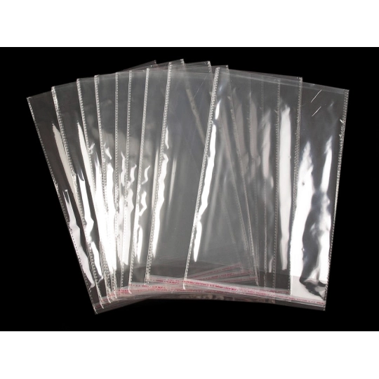PP vrecko s lepiacou lištou 20x29 cm - 100 ks | Mimib