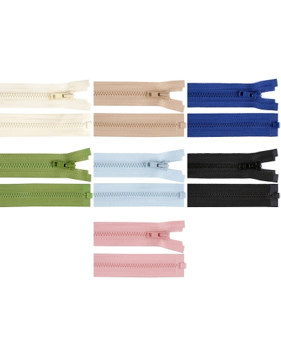 Kostený zips YKK No 3 dĺžka 40 cm - 1 ks | Mimib