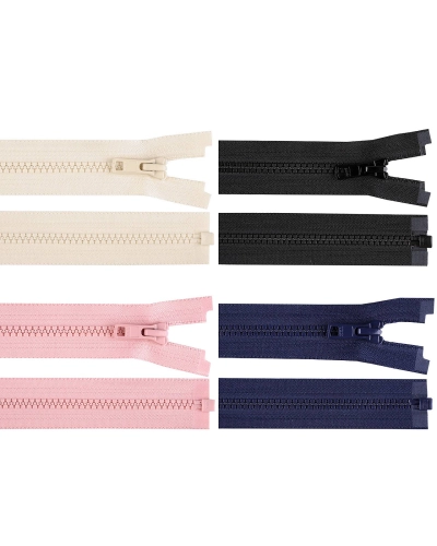 Kostený zips YKK No 5 dĺžka 50 cm bundový - 1 ks | Mimib