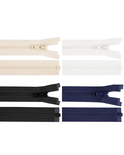 Kostený zips YKK No 5 dĺžka 60 cm bundový - 1 ks | Mimib