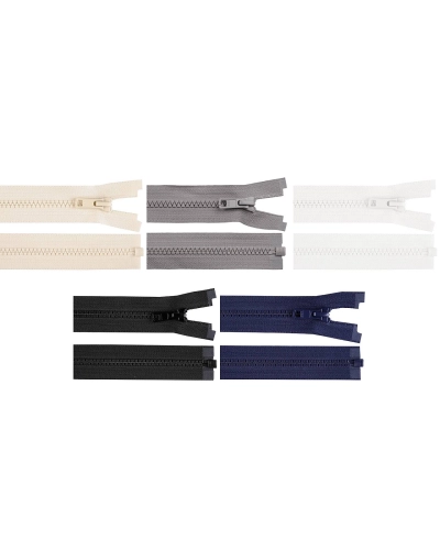 Kostený zips YKK No 5 dĺžka 70 cm bundový - 1 ks | Mimib