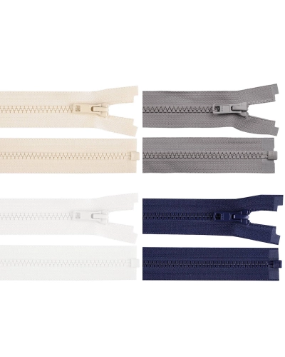 Kostený zips YKK No 5 dĺžka 80 cm bundový - 1 ks | Mimib