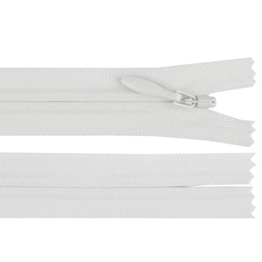 Špirálový zips skrytý YKK No 4 dĺžka 50 cm - 1 ks | Mimib