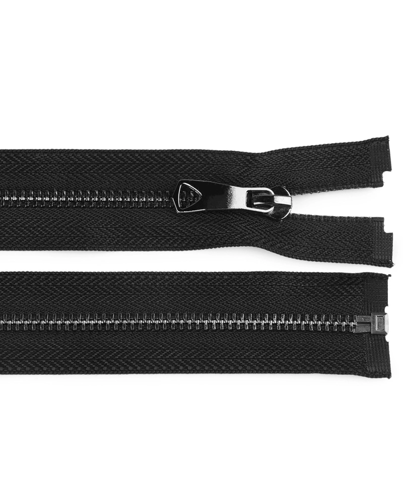 Kovový zips No 5 dĺžka 60 cm s ozdobným jazdcom - 1 ks | Mimib