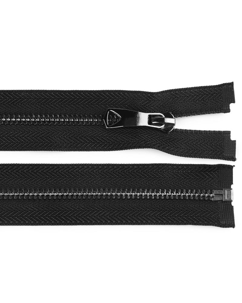 Kovový zips No 5 dĺžka 80 cm s ozdobným jazdcom - 1 ks | Mimib