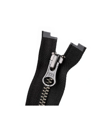 Zips kovový YKK No 5 deliteľný 2 jazdce / dvojcestný 70 cm na kožené bundy - 1 ks | Mimib