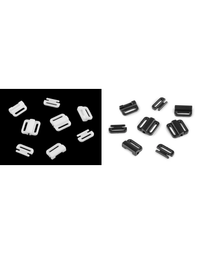Plavkové zapínanie šírka 10 mm plastové - 5 pár | Mimib