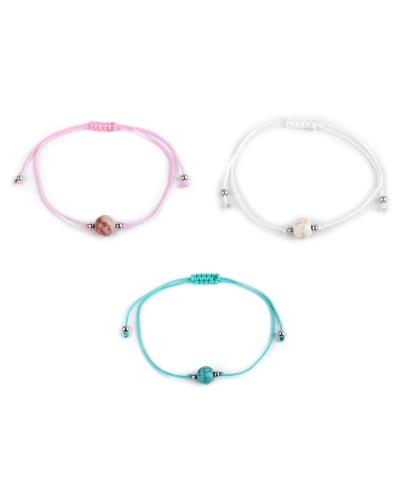Náramok shamballa s imitáciou minerálu - 1 ks | Mimib