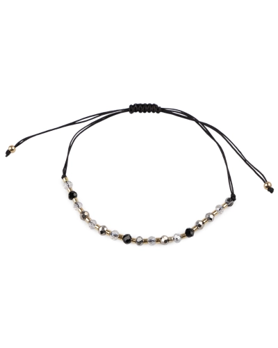 Náramok shamballa brúsené korálky s AB efektom - 1 ks | Mimib