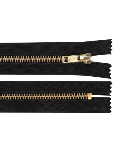 Kovový zips No 5 dĺžka 12 cm (jeansový) - 1 ks | Mimib