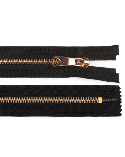 Kovový zips No 5 dĺžka 20 cm s ozdobným jazdcom - 1 ks | Mimib