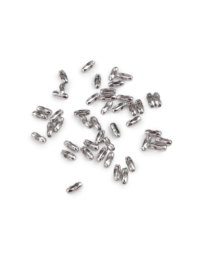 Spojka / koncovka na guličkovú retiazku z nerezovej ocele 3x7 mm - 50 ks