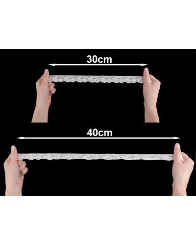 Elastická čipka šírka 28 mm - 25.2 m | Mimib