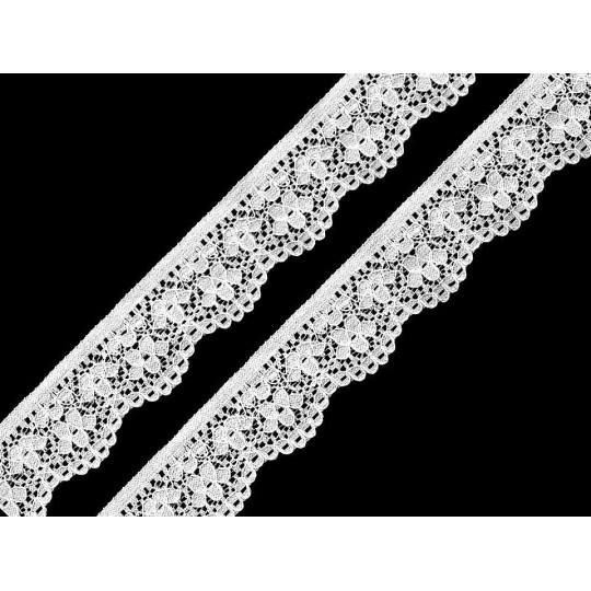 Elastická čipka šírka 25 mm | Mimib