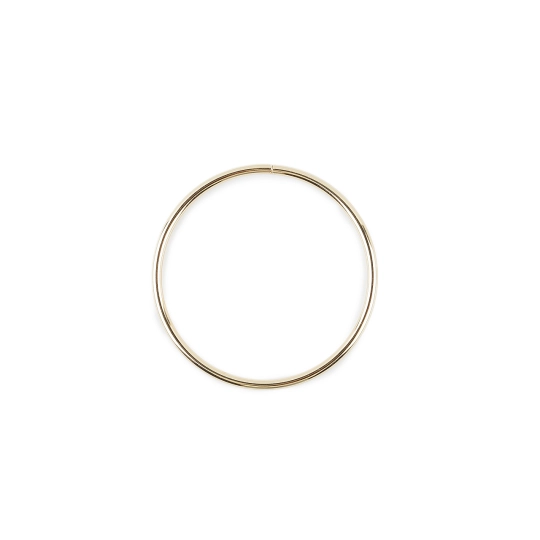 Kovový kruh nezvarený / ucho na tašku Ø10 cm - 1 ks | Mimib