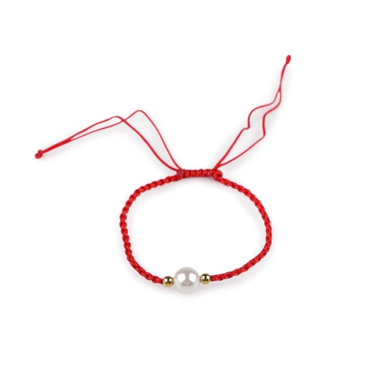 Náramok shamballa s perlou - 1 ks | Mimib