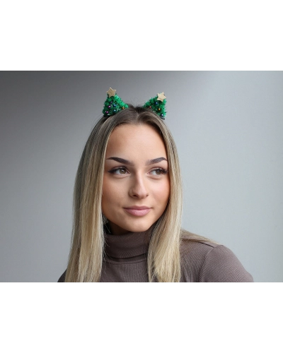 Párty sponky do vlasov vianočný stromček - 1 pár | Mimib