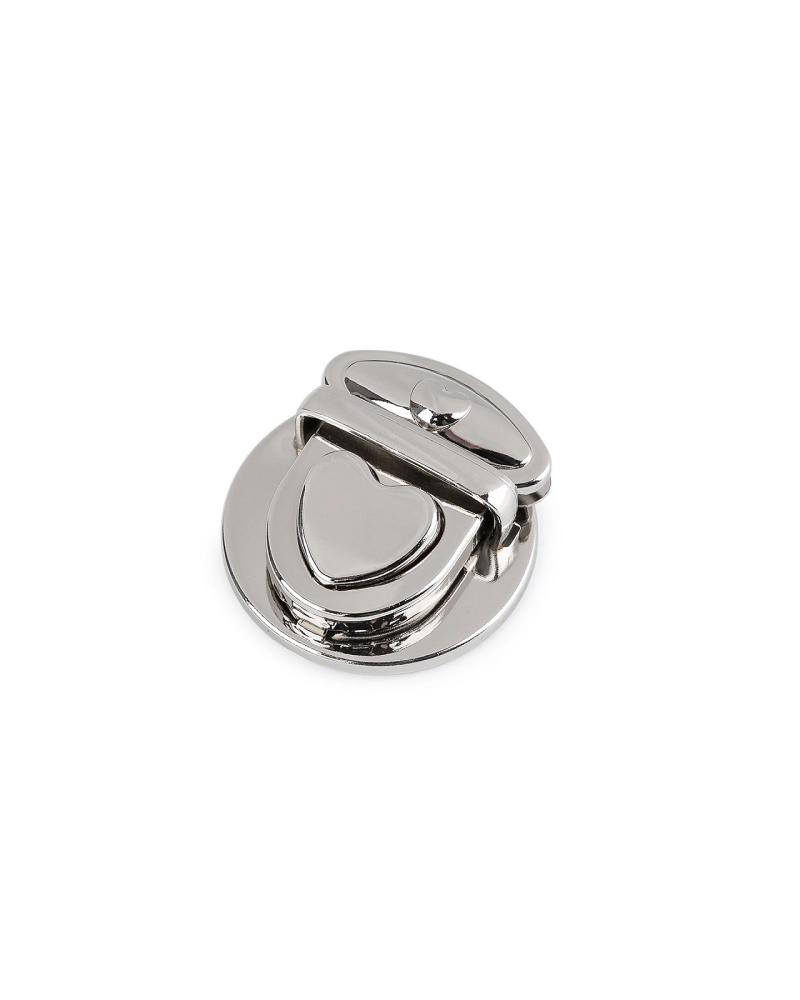 Sada zapínania na kabelku 30x32 mm srdce - 1 sada | Mimib