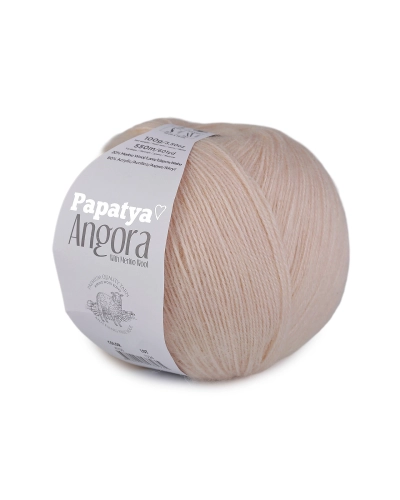 Pletacia priadza Papatya Angora 100 g - 1 ks | Mimib