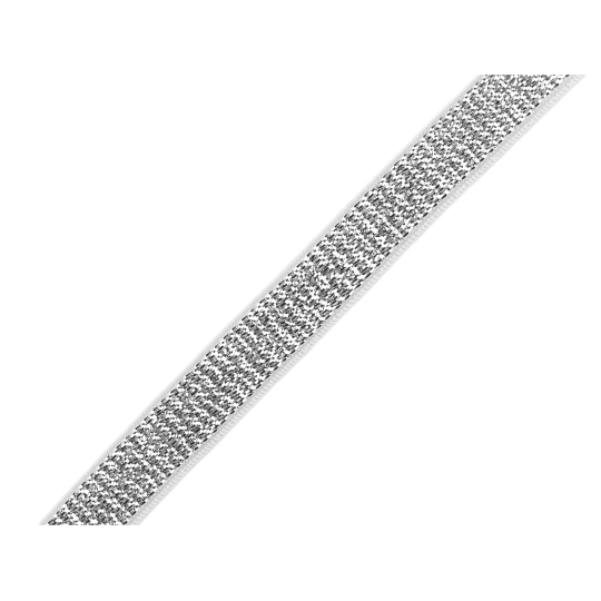 Guma brokátová / ramienková šírka 10 mm s lurexom - 13.5 m | Mimib