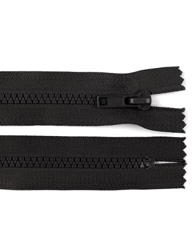 Zips kosticový šírka 5 mm dĺžka 18 cm čierny | Mimib