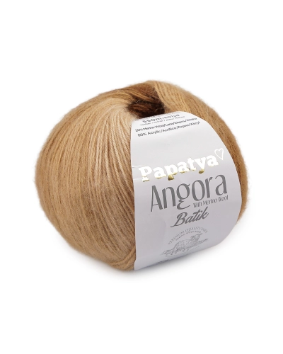 Pletacia priadza Papatya Angora Batik 100 g - 1 ks | Mimib