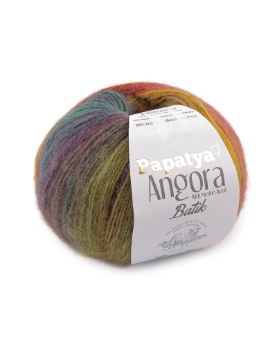 Pletacia priadza Papatya Angora Batik 100 g - 1 ks | Mimib
