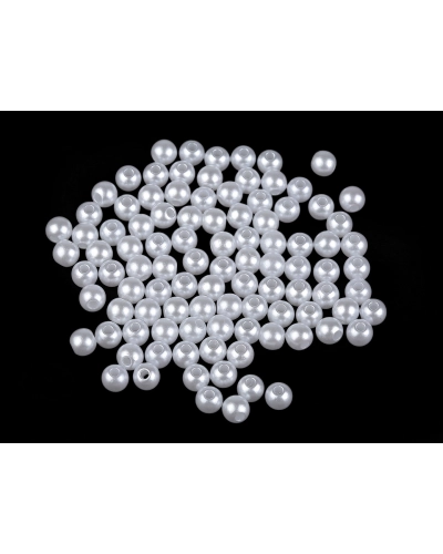 Plastové koráliky Ø6, 8, 10, 12 mm dekoračné - 30 g | Mimib