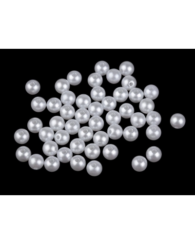 Plastové koráliky Ø6, 8, 10, 12 mm dekoračné - 30 g | Mimib
