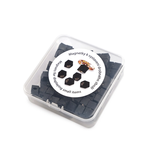 Magnet na vystavenie gombíkov a drobného tovaru 8x8 mm - 100 ks | Mimib