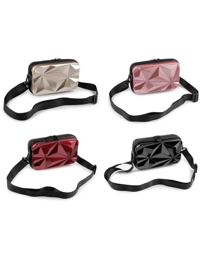 Dámska škrupinová kabelka / puzdro crossbody s popruhom 18x11 cm - 1 ks | Mimib
