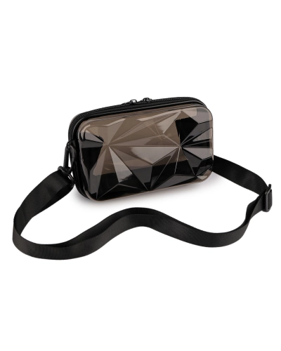 Transparentná škrupinová kabelka / puzdro crossbody 18x11 cm - 1 ks | Mimib