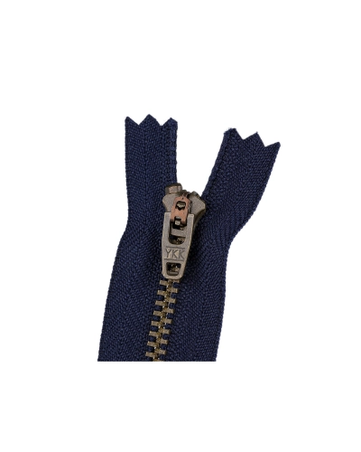 Kovový zips YKK No 4 dĺžka 18 cm (jeansový) - 1 ks | Mimib