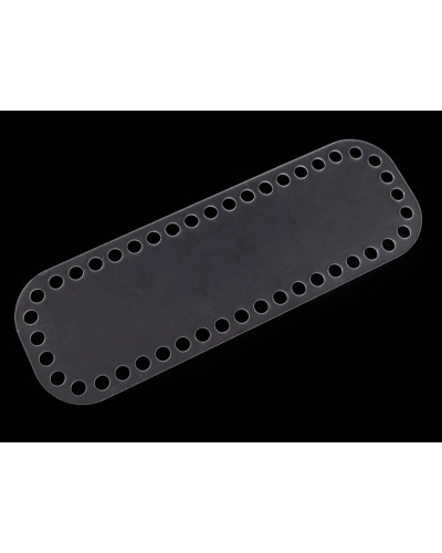 Plastové dno na háčkovanie / výrobu košíkov 10x30 cm - 1 ks | Mimib