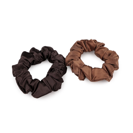 Gumička scrunchie do vlasov saténová - 1 kar. | Mimib