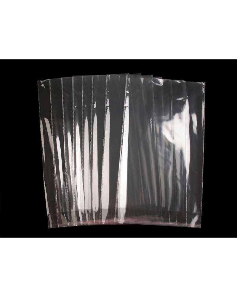 PP vrecko s lepiacou lištou 24x39 cm - 100 ks | Mimib