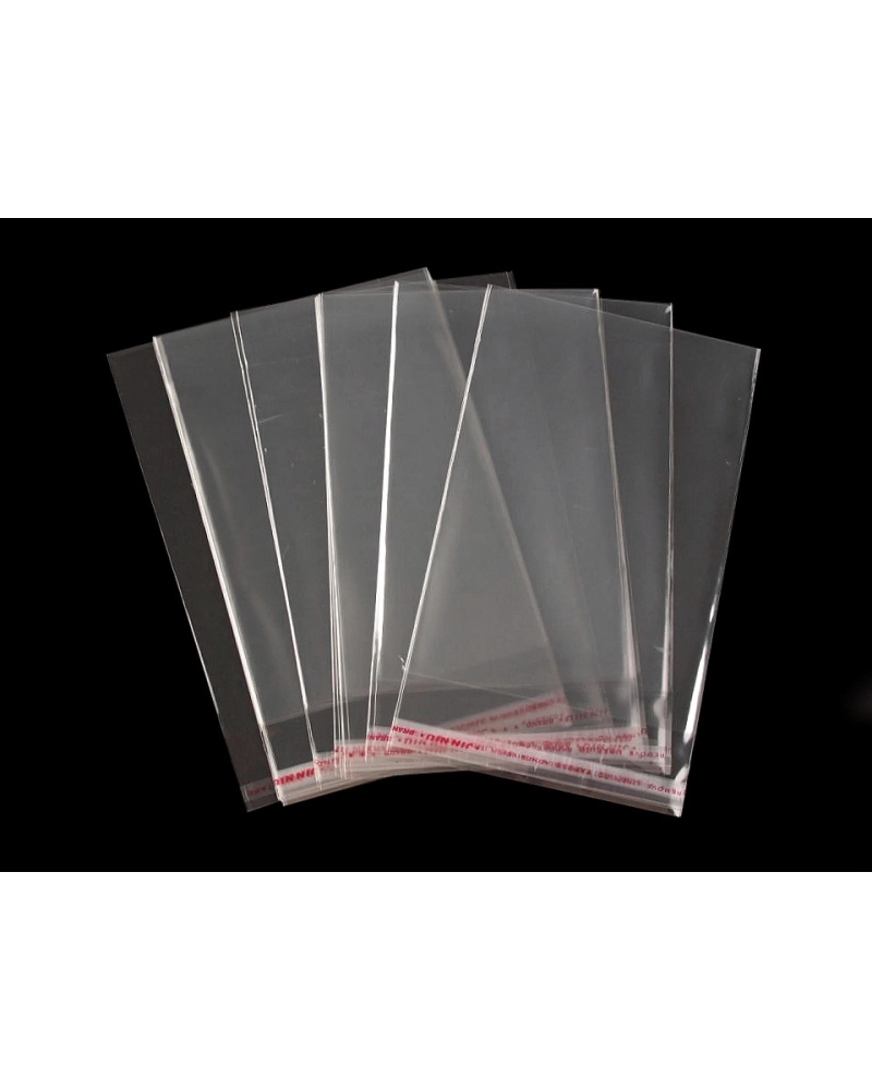 PP vrecko s lepiacou lištou 10x14 cm - 100 ks | Mimib