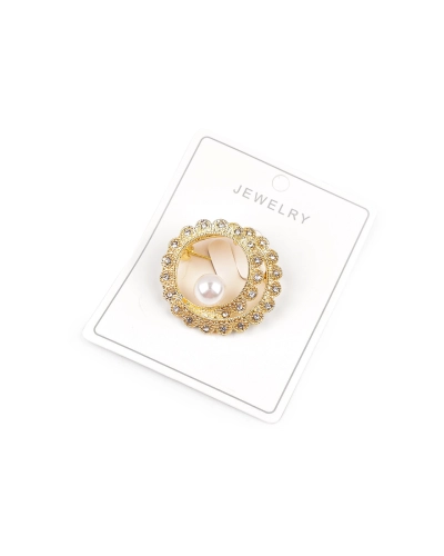 Brošňa s perlami - 1 ks | Mimib